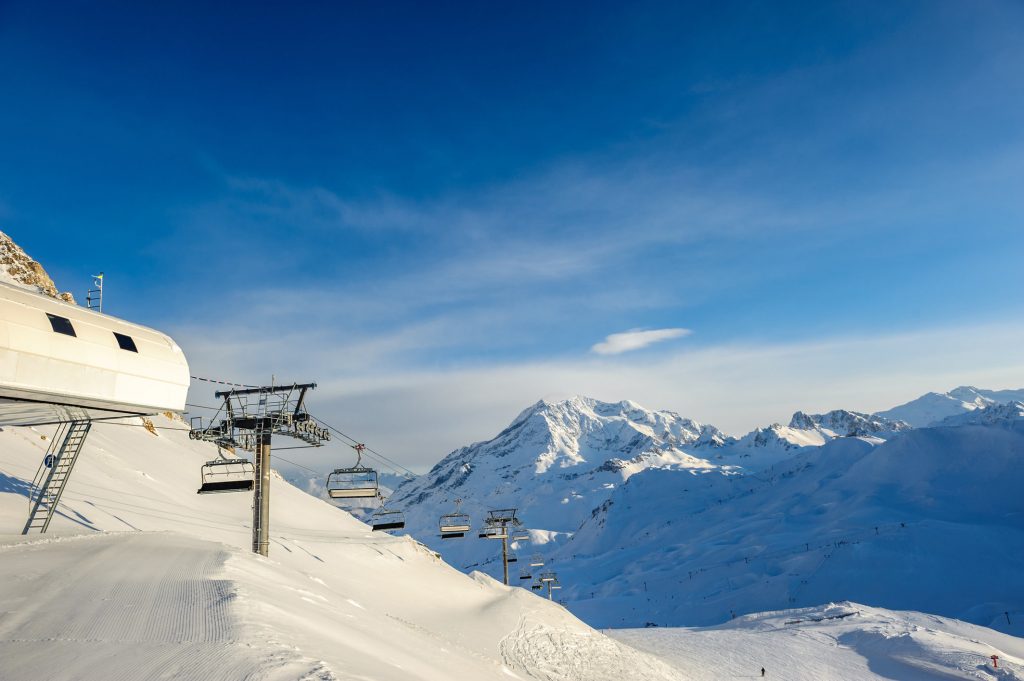 Alpy - wyciąg narciarski